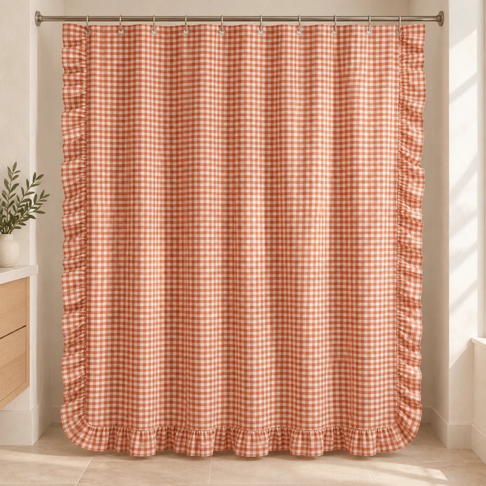 Luxgrove Maren Linen Blend Shower Curtain - Luxgrove
