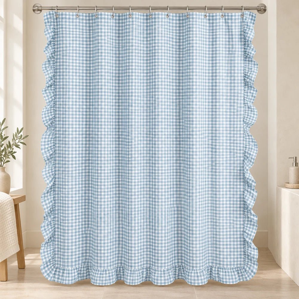 Luxgrove Maren Linen Blend Shower Curtain - Luxgrove