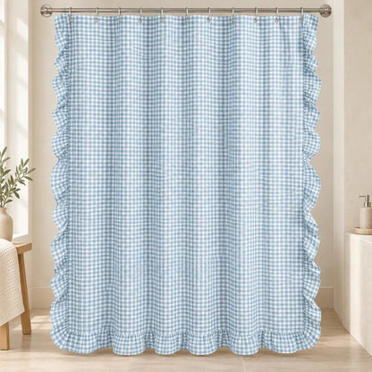 Luxgrove Maren Linen Blend Shower Curtain - Luxgrove