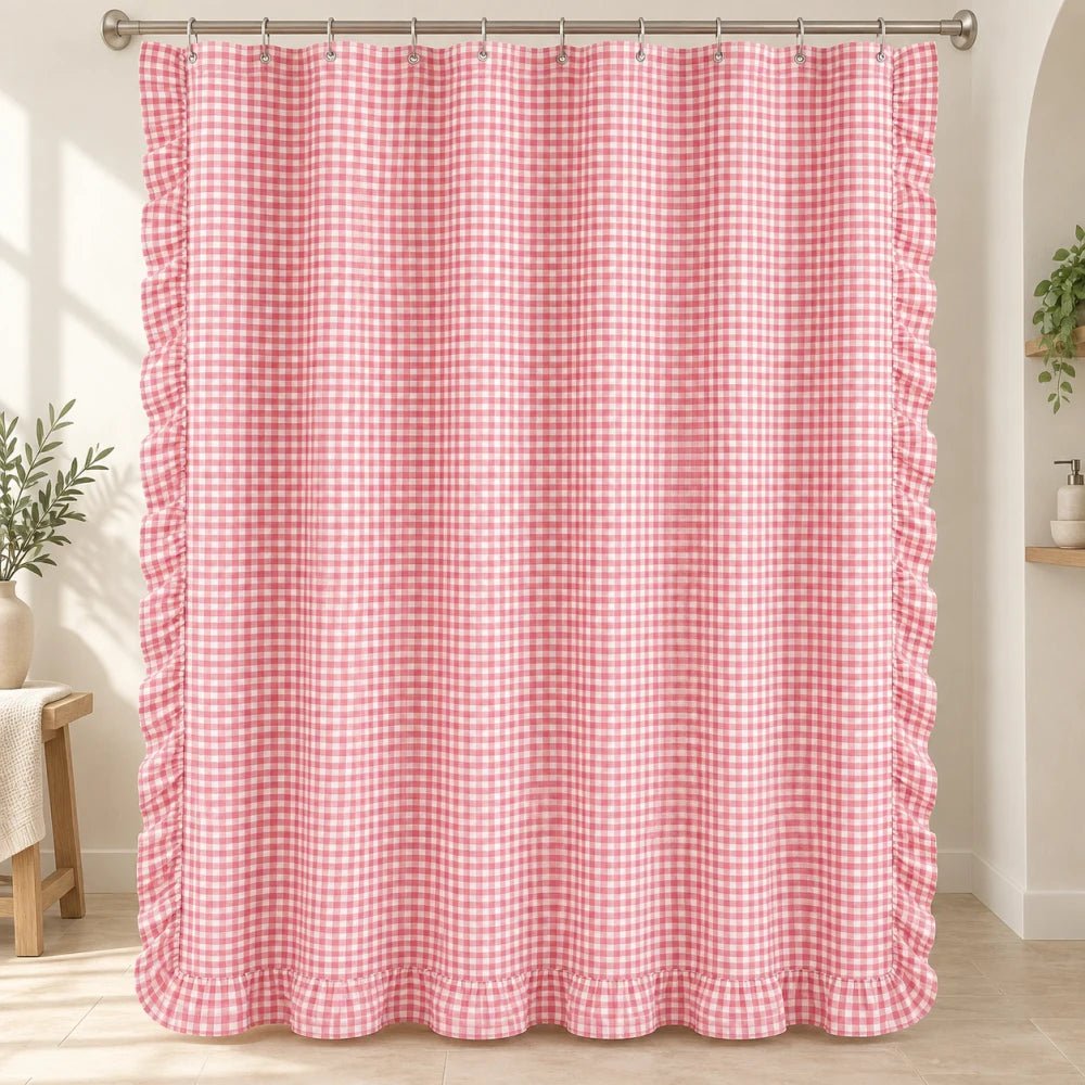 Luxgrove Maren Linen Blend Shower Curtain - Luxgrove