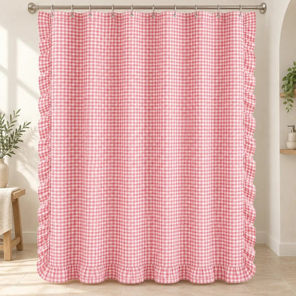 Luxgrove Maren Linen Blend Shower Curtain - Luxgrove