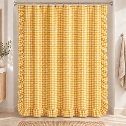 Luxgrove Maren Linen Blend Shower Curtain - Luxgrove