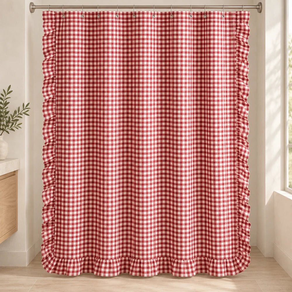 Luxgrove Maren Linen Blend Shower Curtain - Luxgrove
