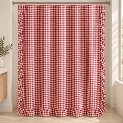 Luxgrove Maren Linen Blend Shower Curtain - Luxgrove