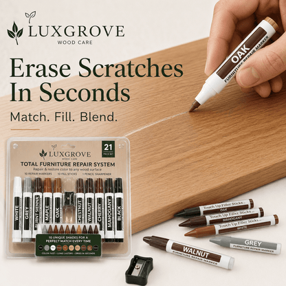 Luxgrove™ Scratch Markers - Fix Scratches, Scuffs & Worn Edges In Seconds - Luxgrove
