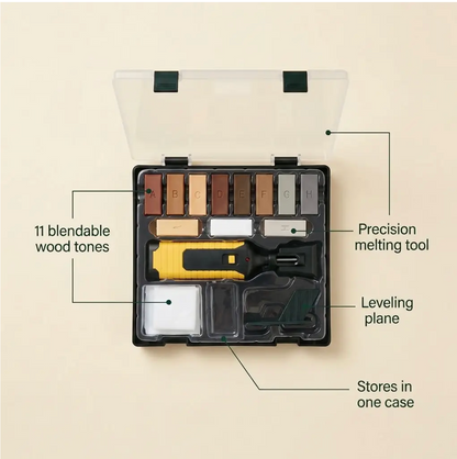 Luxgrove™ Floor Repair System - Melt-In Repairs That Survive Foot Traffic