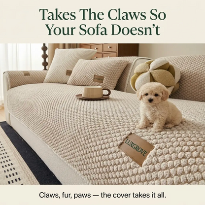 Luxgrove™ Plush Sofa Cover - The Armor That Feels Like A Blanket