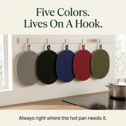 Luxgrove™ Grab & Rest Pad - The Trivet That Grabs The Pan - Luxgrove