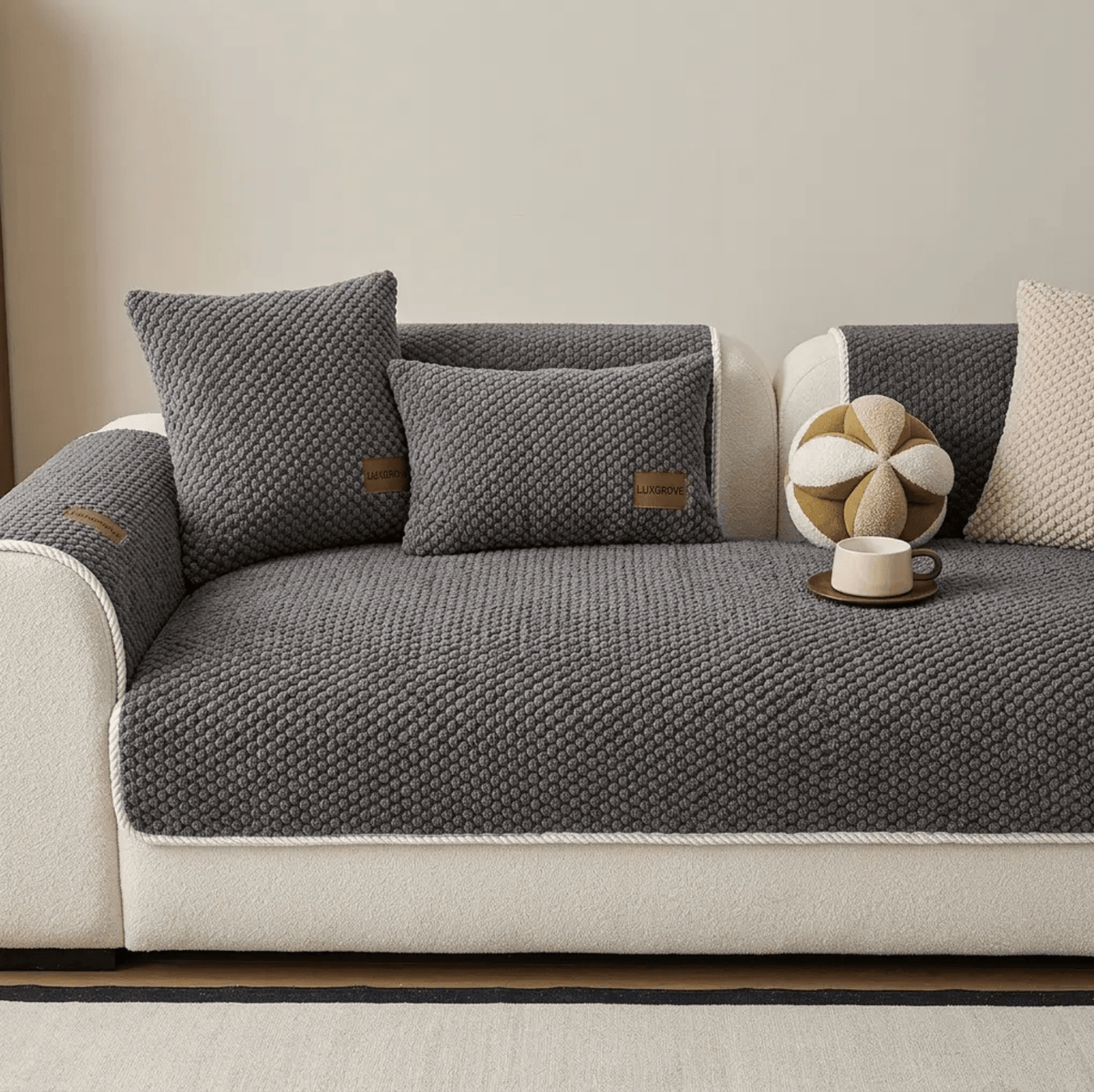 Luxgrove™ Plush Sofa Cover - The Armor That Feels Like A Blanket - Luxgrove