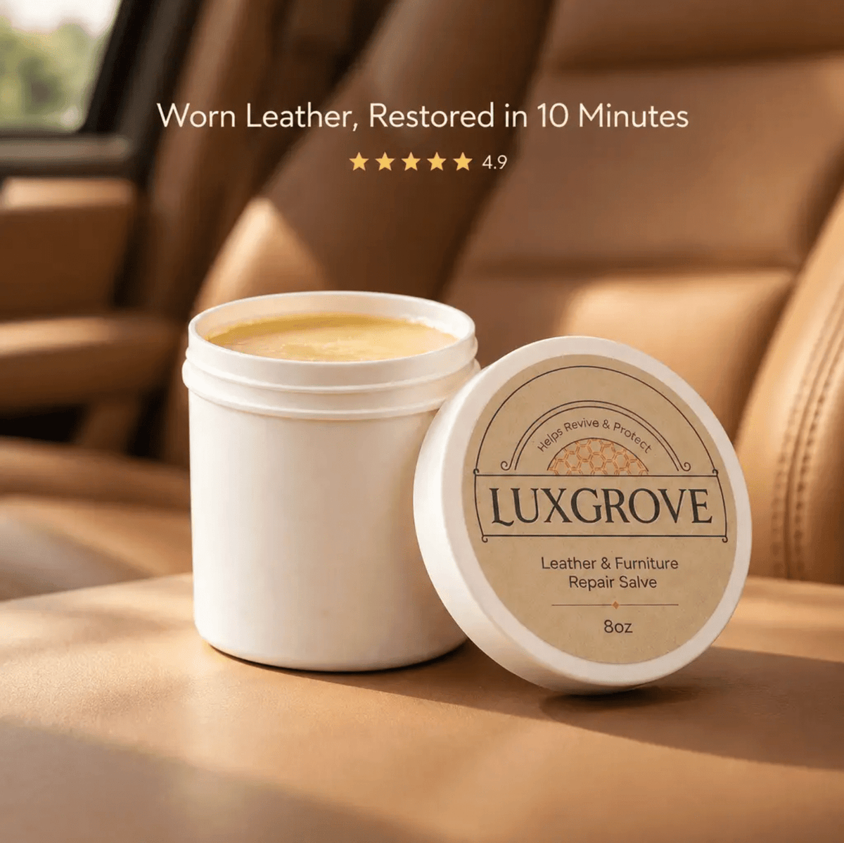 Luxgrove - Car Leather Repair Salve - Luxgrove