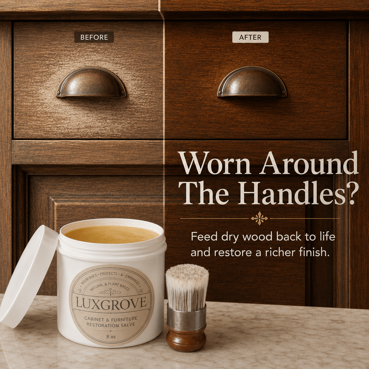 Luxgrove™ Wood Cabinet Restoring Salve
