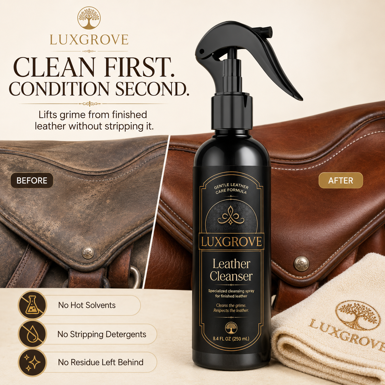 Luxgrove Leather Cleanser