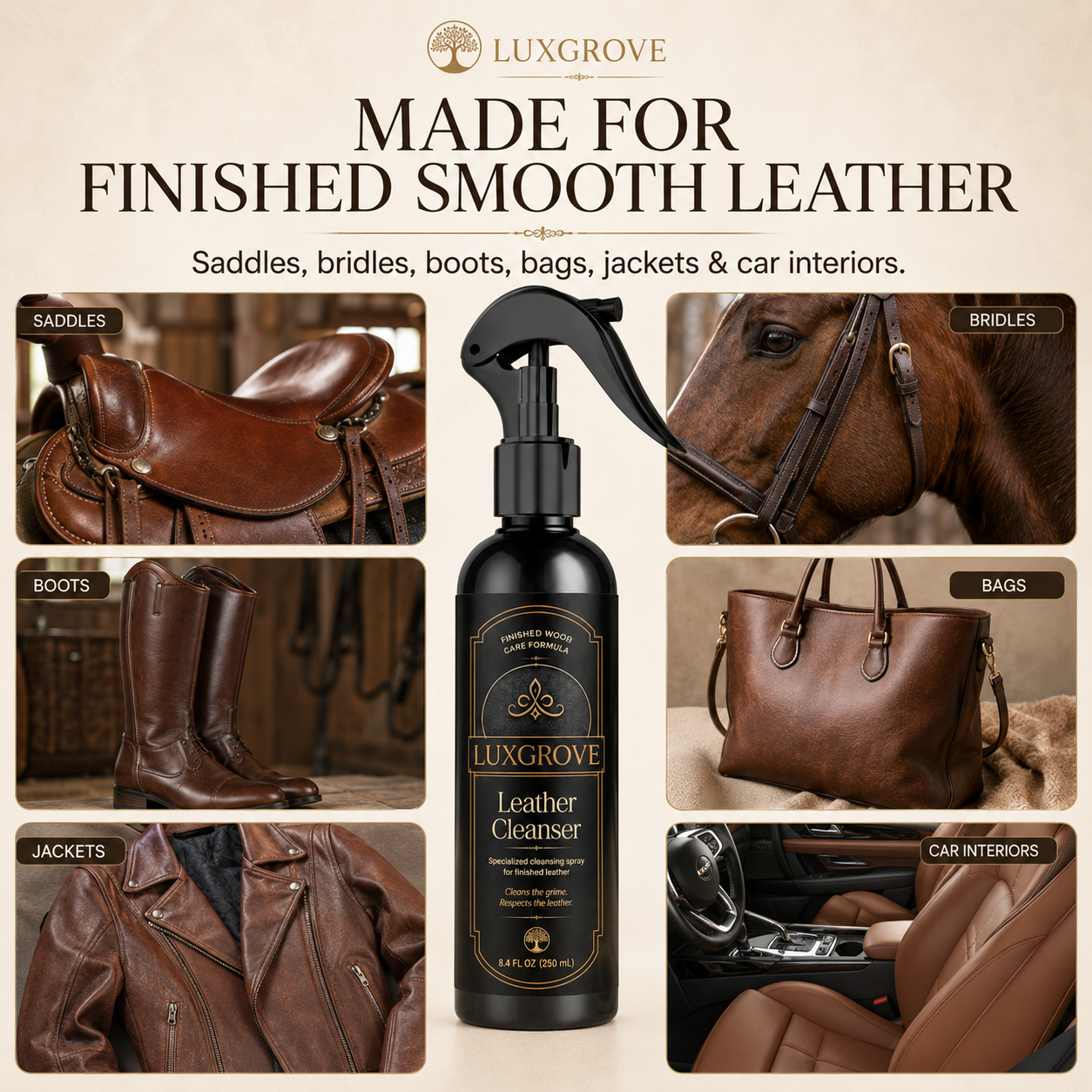 Luxgrove Leather Cleanser