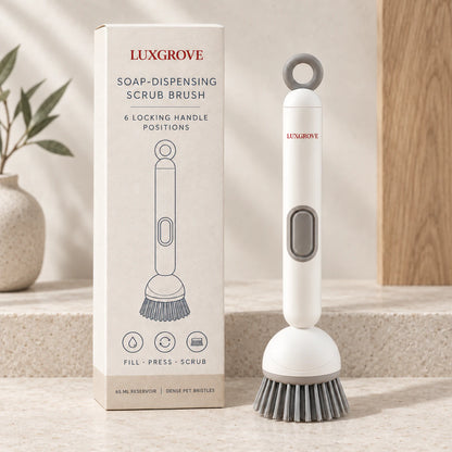 Luxgrove™ Soap-Dispensing Scrub Brush