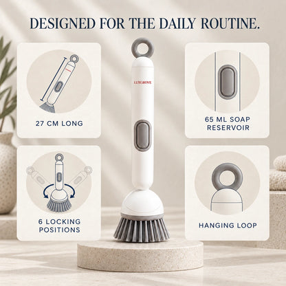 Luxgrove™ Soap-Dispensing Scrub Brush