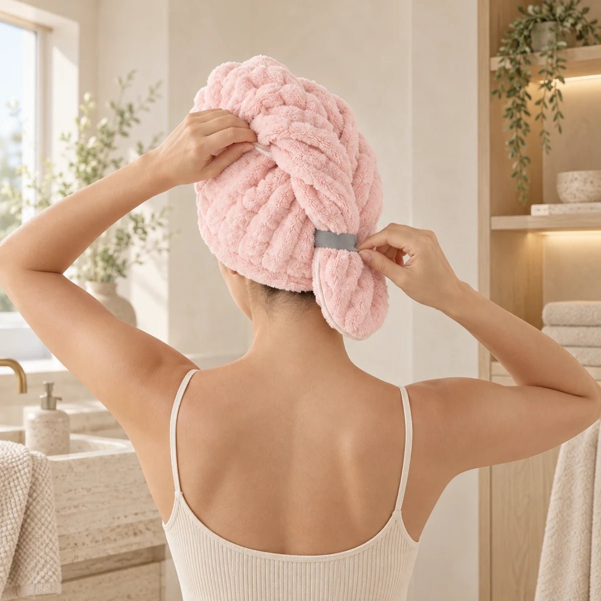 Luxgrove Eira Plush Hair Drying Wrap - Luxgrove
