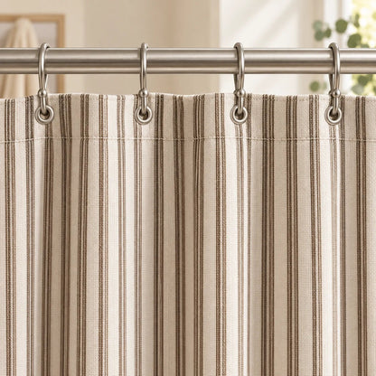 Luxgrove Maren Linen Blend Shower Curtain - Luxgrove