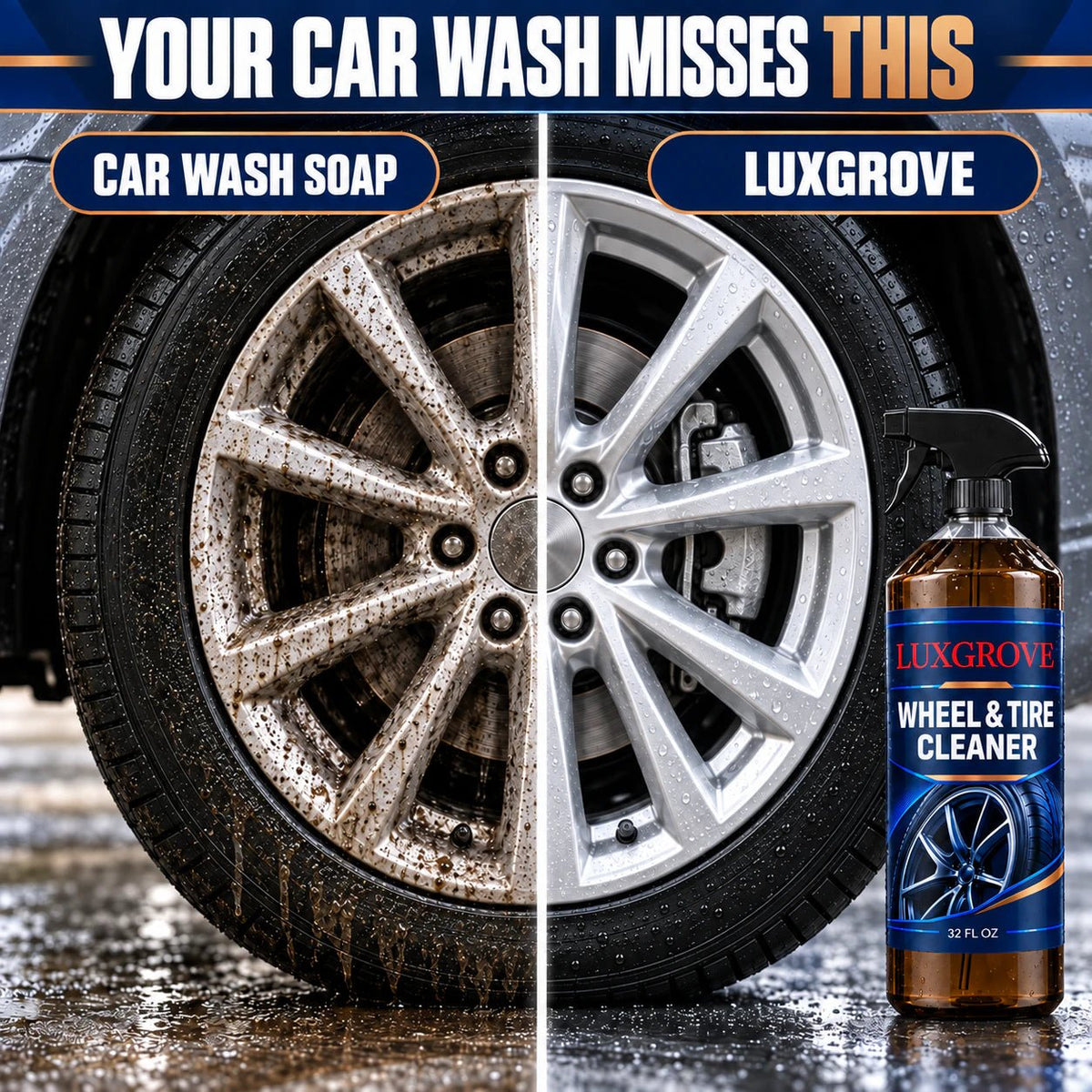 Luxgrove™ Wheel & Tire Cleaner - Luxgrove