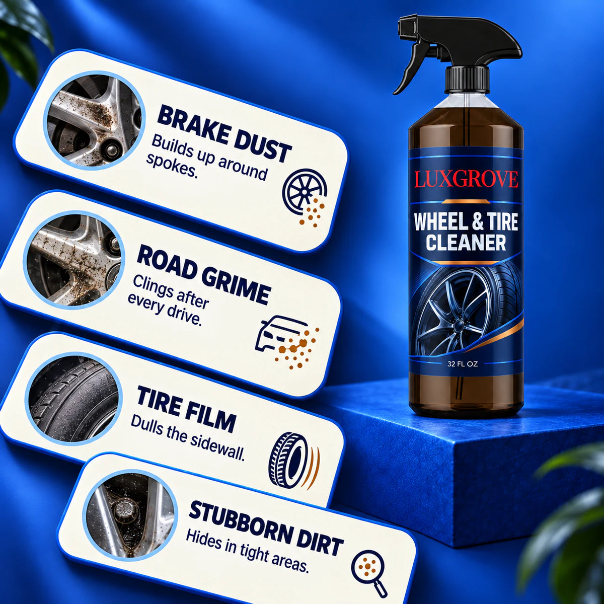 Luxgrove™ Wheel & Tire Cleaner