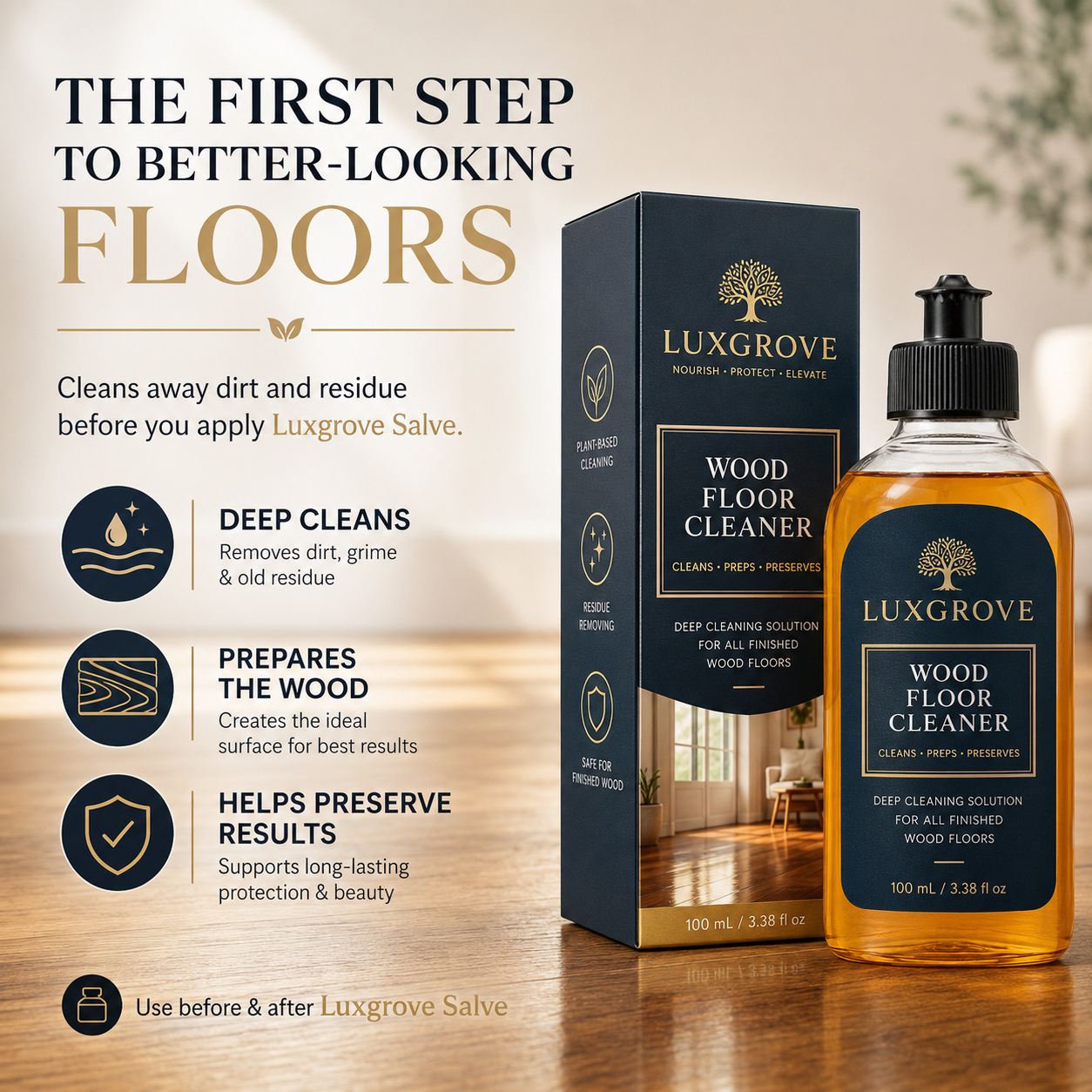 Luxgrove - Prep & Preserve Floor Wash