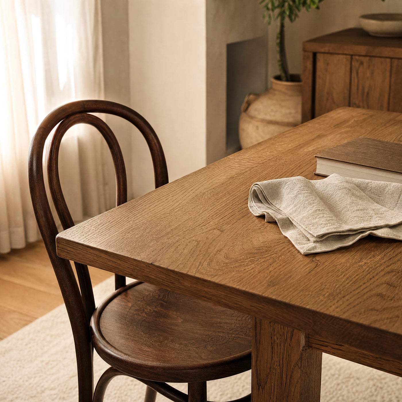 Luxgrove wood and leather application